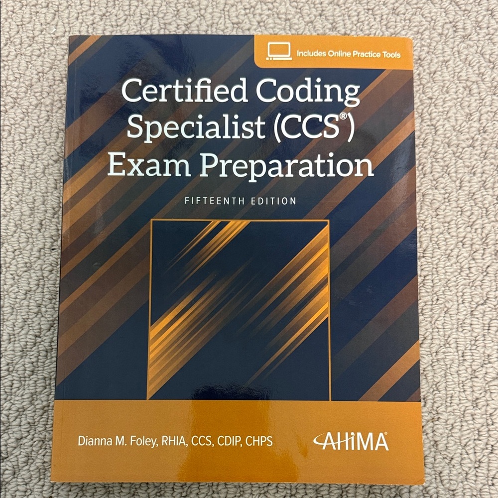 Certified Coding Specialist (CCS) Exam Preparation — Navy & Orange